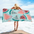 thumbnail image 4 of Yhmxh Sand Free Beach Towels, 30x60 Inch High Absorbent Microfiber Beach Towels with Watermelon Pattern, Oversized Quick Dry Sturdy Pool Towel for Beach, Bathroom, Pool Party, Vacation, 4 of 5