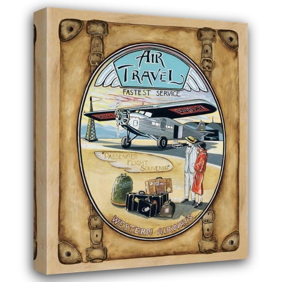 Gregory Gorham 19x24 Gallery Wrapped Canvas Wall Art Titled - Flight Souvenir