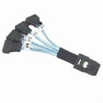 thumbnail image 1 of Mini SAS SFF-8087 to 4X Male 3.0 SSD High Speed Data Transfer Cable 1 to 4 0. Computer Cables Hardware Cables,1 * Computer Cables, 1 of 6