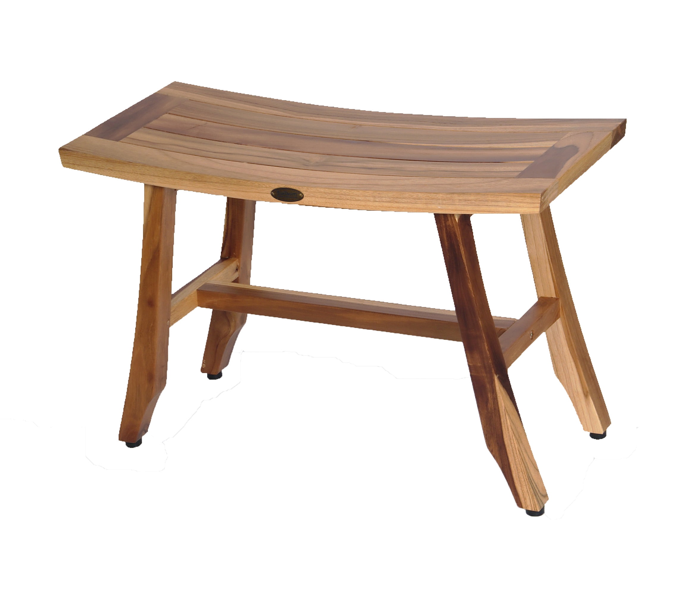 EcoDecors EarthyTeak Satori 28" Teak Shower Bench