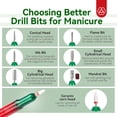 thumbnail image 5 of Saviland Electric Nail Drill for Acrylic Nails - 20000 RPM Nail File with 7 Nail Drill Bits & 51 Sanding Bands for Polishing, Shaping and Smoothing Nail , Christmas Gift, 5 of 8