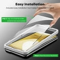 thumbnail image 4 of JETech Screen Protector for Samsung Galaxy S22 5G with Camera Lens Protector, Easy Installation Tool, Tempered Glass Film, Fingerprint ID Compatible, 2-Pack Each, 4 of 7