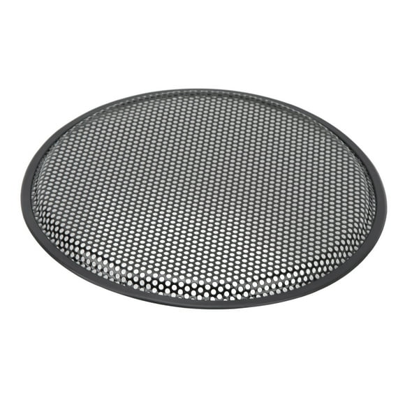 Cubierta Circular Para Altavoz De Subwoofer, Fácil Instalación, Parrilla De Altavoz Negra De 12 Pulgadas, Ajuste Universal Para Coche