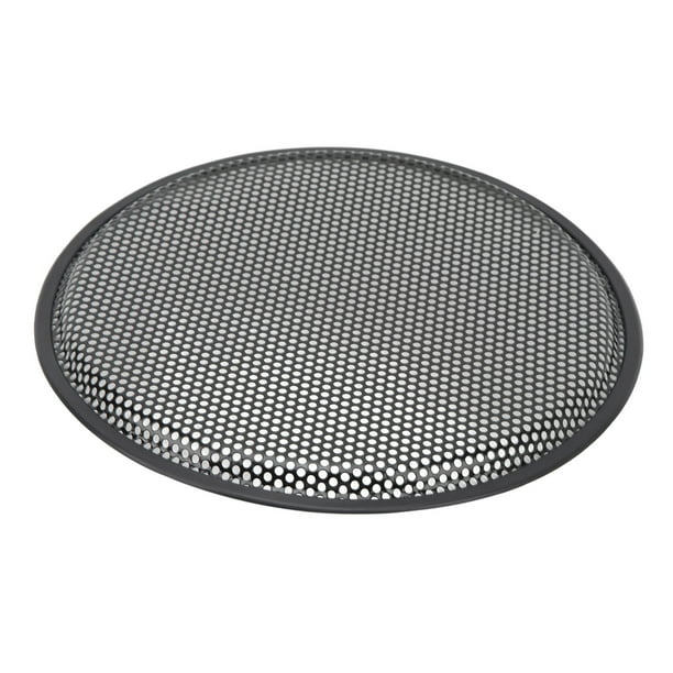 Cubierta Circular Para Altavoz De Subwoofer, Fácil Instalación, Parrilla De Altavoz Negra De 12 Pulgadas, Ajuste Universal Para Coche