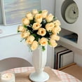 thumbnail image 4 of HuiXinOu 18-Head Artificial Rose Bouquet, Faux Silk Flower Arrangement, Suitable for Wedding Centerpieces, Home Table Decor and Office Parties, Elegant and Lifelike, 4 of 6