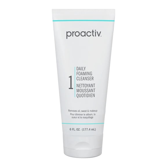 Proactiv Daily Foaming Cleanser for Acne-Prone Skin, Oil & Makeup Remover, Brightening Face Wash, Paraben-Free, Targets Post-Acne Dark Marks, 6 Fl Oz