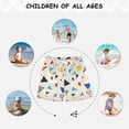 thumbnail image 6 of FORMRS Boys Swim Trunks Quick Dry Mesh Liner Boardshorts Sizes XS-XL, Retro Triangles, 6 of 7