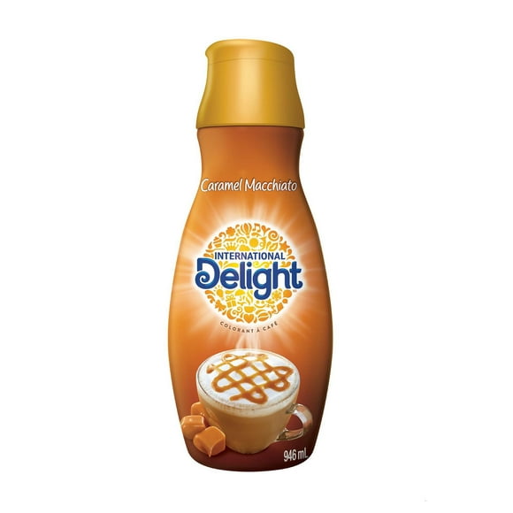 International Delight Coffee Creamer, Caramel Macchiato flavour, Coffee Whitener, 946ml Coffee Whitener