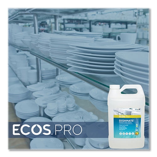 ECOS PRO Dishmate Liquid Dish Soap Unscented 128 oz. (PL9721/04)