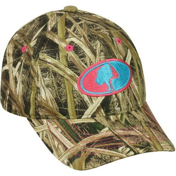 Women's Mossy Oak Cap, Mossy Oak Shadowgrass Blades Camo, Adjustable Closure