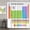Periodic Table, variant on Periodic Table Shower Curtain, Periodic Table of Elements Chemistry Educational Shower Curtain for Bathroom, Students Chemistry Decor Curtains for Classroom with Hooks 72X84IN, Black