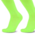 thumbnail image 4 of BRGZLK Youth Kids Football Socks Boys Girls Terry Bottom Thickened No Slip Sweat-Absorbent Knee High Sport Athletic Socks Kids Soccer Socks Green Free Size, 4 of 5