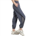 thumbnail image 2 of Pantalones Deportivos de Senderismo para Mujer, de Secado Rápido, con Cordón Ajustable, para Viajes Al Aire Libre, Yoga y Fitness. Gris Azul Tormenta S, 2 of 7