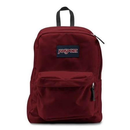 Superbreak School Backpack - Viking Red - Silver (Best Backpacks Under 50 Dollars)