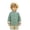 Green, variant on Kids Casual Linen Blend Tang Shirt Traditional Frog Button Mandarin Collar Top for Boys Daily Wear Kung Fu Practice (1-2 T,Green)