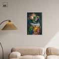 thumbnail image 3 of Parrot I Canvas Jungle Bathroom Art by Art Remedy, Silver Frame, 20" x 30", 3 of 7