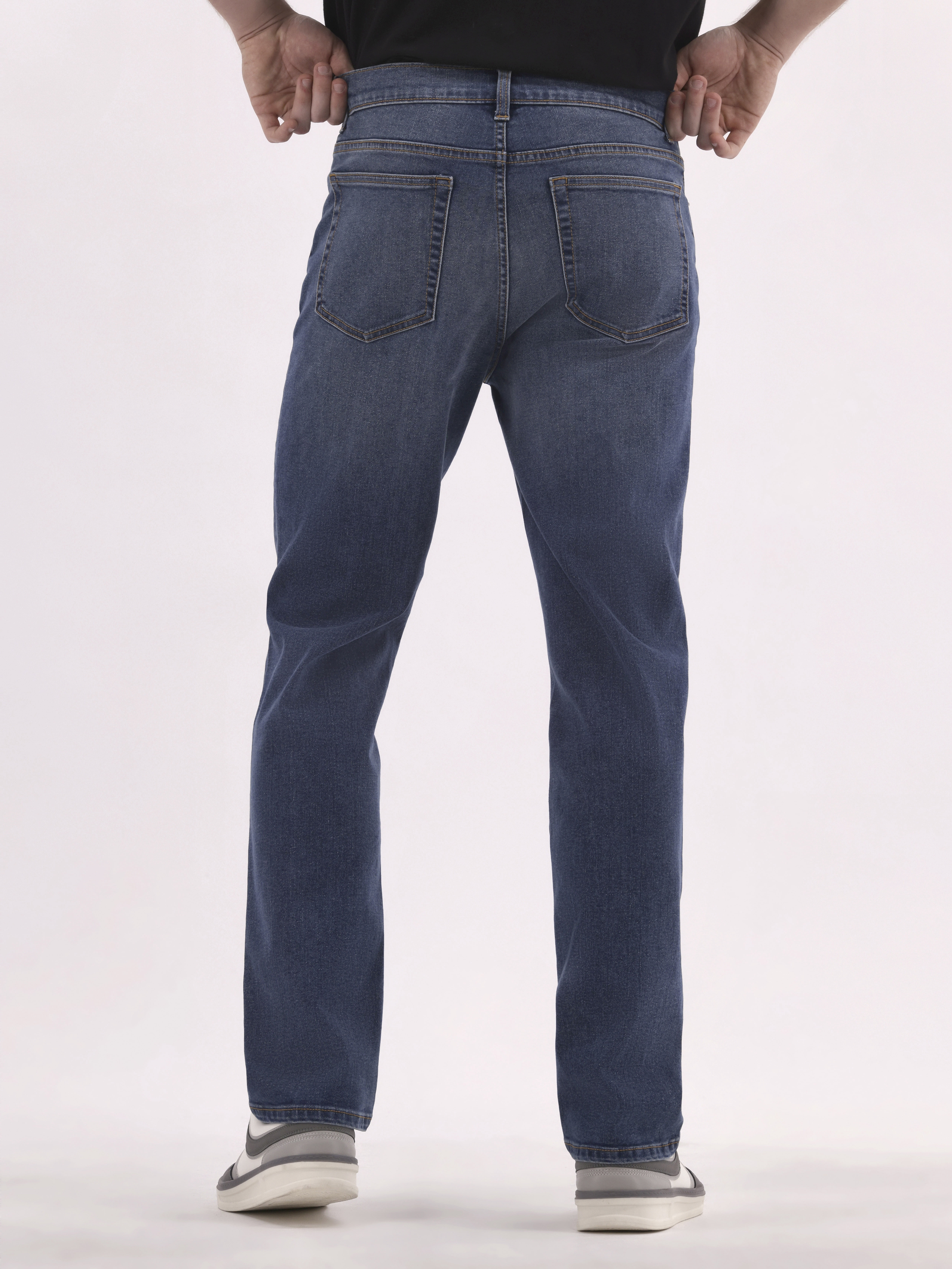 No Boundaries Men's & Big Men's Straight Fit Jeans with Stretch