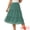 Green, variant on DARING DIVA Women's Midi Elastic A-Line Ruffle Flowy Skirts Small Blue