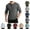 20# Dark Gray, variant on Men's Henley Shirts Casual Long Sleeve Thermal Shirt for Men Slim Fit Basic Button Tee Black M