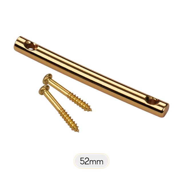Yeacher Headstock String Retainer Tension Bar for Electric Guitar Replacement 52mm Golden