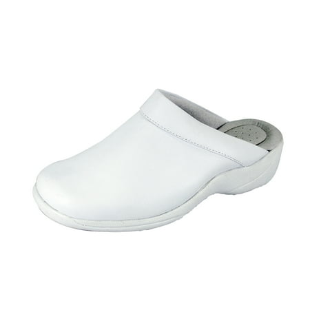24 HOUR COMFORT Frida Wide Width Comfort Shoes For Work and Casual Attire WHITE 5.5
