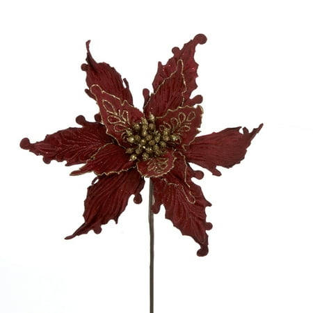 club pack of 12 burgundy velvet poinsettia flower club pack of 12 burgundy velvet poinsettia flower