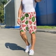 thumbnail image 7 of Kdxio Watermelon Print Mens Sleep Shorts Bottoms Soft Comfy Pajama Wear Pants with Drawstring Pockets, 7 of 7