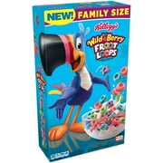 (2 pack) (2 Pack) Kellogg's Froot Loops Wildberry Breakfast Cereal 18.7oz