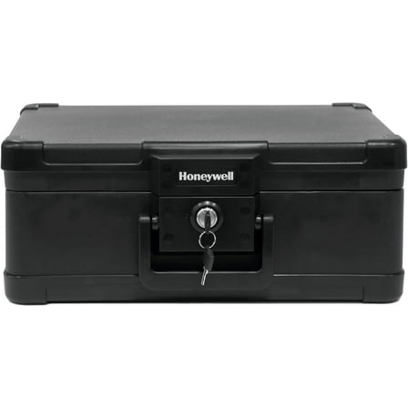 Safes & Door Locks 30 Minute Fire Resistant & Waterproof Safe Box With Carry Handle - 1503 (.24 Cu Ft.), Black