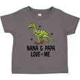 thumbnail image 3 of Inktastic Nana and Papa Love Me Dinosaur Grandson Boys Toddler T-Shirt, 3 of 5