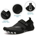 thumbnail image 3 of Yazoeia Chaussures de Randonnée à Séchage Rapide, Chaussures de Randonnée Légères pour Femmes et Hommes pour Plage Kayak Bateau CJC912-174388, 3 of 9