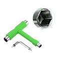 thumbnail image 3 of Uxcell All-In-One Skate Tool Multi-Function Portable Skateboard Tool T Tool, Green, 3 of 5