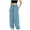 Blue-12, variant on STETMN Women's Casual Wide Leg Pants High Waist Tailored Button Down with Pockets Pants