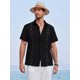 thumbnail image 5 of Playa De Guayabera Cubana Camisas Casual De Lino Para Hombre, 5 of 7