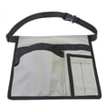 thumbnail image 1 of Heavy-Duty Tool Belt Pouch With 6 Pockets - Adjustable & Lightweight Storage! Gray, 1 of 10