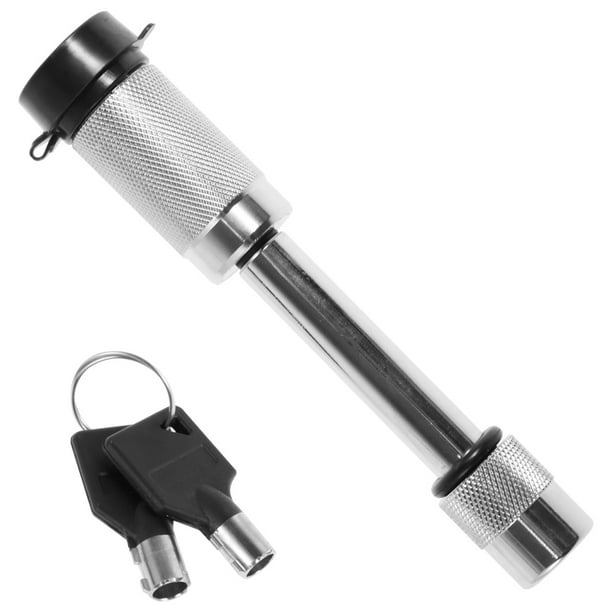 Retrok Hitch Receiver Pin Lock Heavy Duty Trailer Receiver Lock with 2