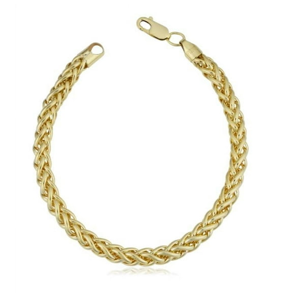 Pompeii 14k Yellow Gold Filled 6-mm Bold Franco Link Chain Bracelet 7.5" (,)