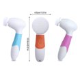 thumbnail image 4 of 4-in-1 Handheld Portable Electric Face Handheld Electric Face Cleaning Tool Home Multifunctional Eyeshadow Makeup Remover Removal Tool Blue, 4 of 8