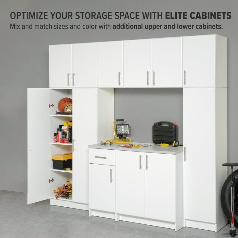 Prepac elite storage cabinet white deals
