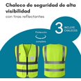 thumbnail image 4 of Chaleco de Seguridad Simonetta Vespetti Amarillo Talla S 3 Piezas, 4 of 4