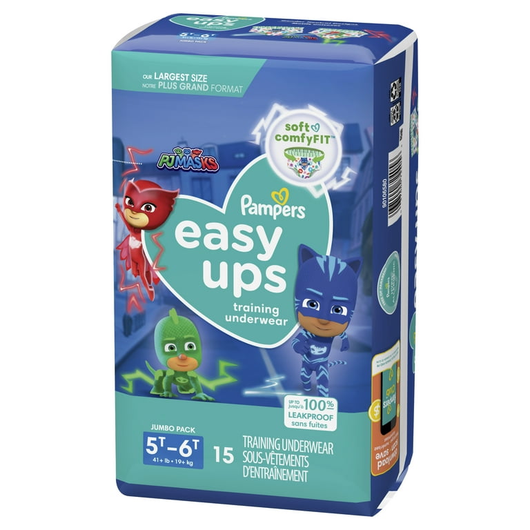 Pampers Easy Ups Super Pack 3T-4T (30-40 lb) Trolls Training Underwear 66  ea, Diapers & Training Pants