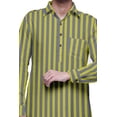 thumbnail image 4 of Atasi Classic Collar PathaniKurta Pajama For Boys Rayon Front Pocket Shirt, 4 of 5