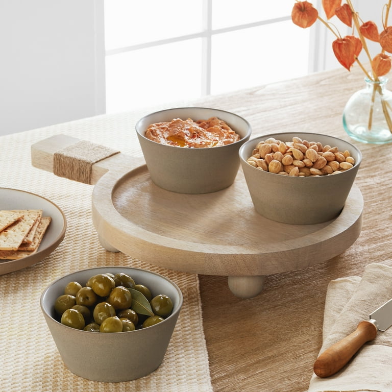 Dave & Jenny Marrs for Better Homes & Gardens Mango Wood Condiment