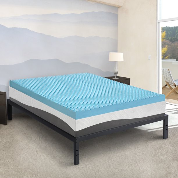  GranRest 3 I Gel Memory foam Air Flow Topper Twin 