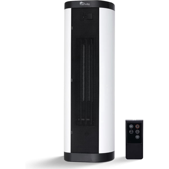 Senville 1500W Indoor Electric Space Heater with Remote & Digital Thermostat
