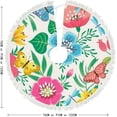 thumbnail image 5 of GZHJMY Christmas Tree Skirt Xmas Tree Skirts 48" Bright Floral Butterfly Flowers Christmas Tree Mat for Christmas Holiday Party Ornaments, 5 of 5