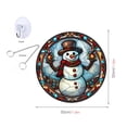 thumbnail image 3 of Halloween Pumpkin Stained Glass Window Hanging Decoration, 3 of 5