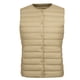 thumbnail image 1 of Chaquetas y abrigos casuales sin mangas y sin capucha Chaqueta ligera de plumón para mujer Chaleco de invierno corto ajustado de talla grande para mujer Abrigo con cremallera interna para mujer, 1 of 3