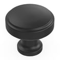 thumbnail image 2 of Hickory Hardware H077849MB 1.25 in. dia. Piper Collection Knob, Matte Black Finish, 2 of 5