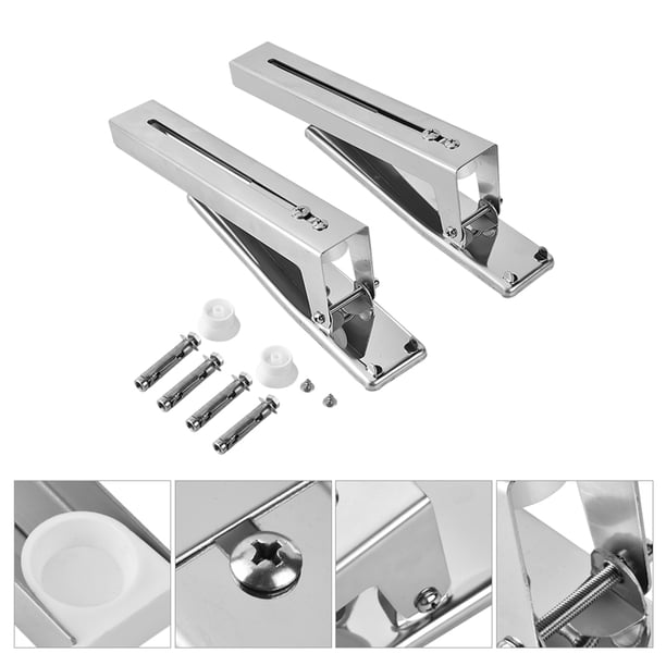 Soporte Para Horno De Microondas, Estante De Montaje En Pared De Acero Inoxidable, Horno De Microondas Plegable Para El Hogar Para Almacenamiento De Cocina ANGGREK Otros